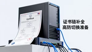 业务切到高防之前先把证书链补齐，为什么需要先补全证书链？
