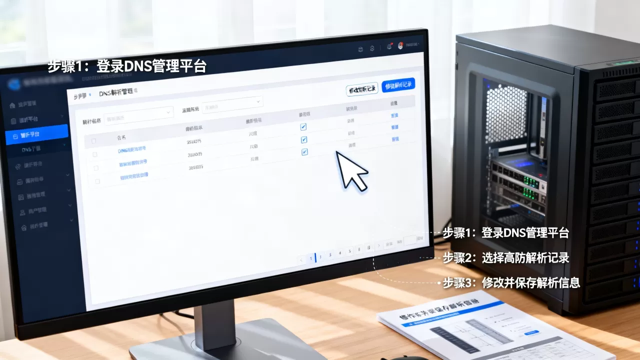 切到高防时解析记录怎么调,高防切换后DNS解析步骤? 切到高防时解析记录怎么调,高防切换后DNS解析步骤?