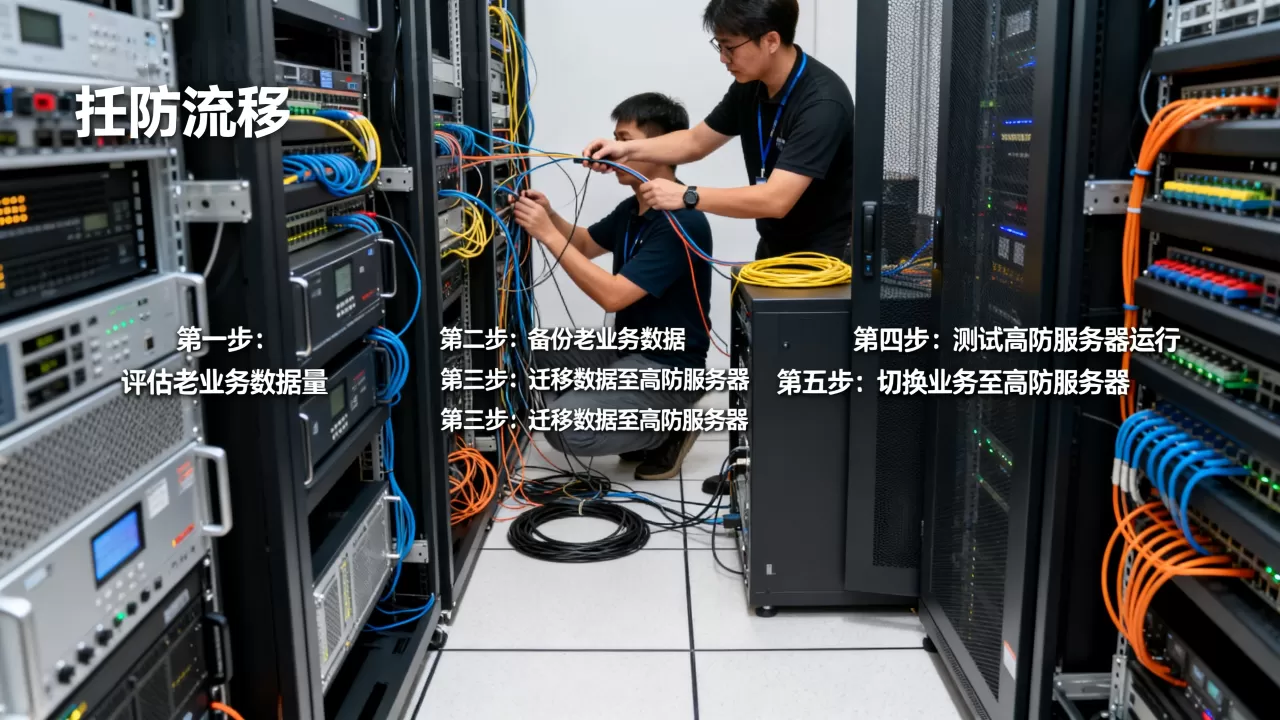 老业务迁移到高防的顺序怎么排,高防服务器迁移流程步骤? 老业务迁移到高防的顺序怎么排,高防服务器迁移流程步骤?