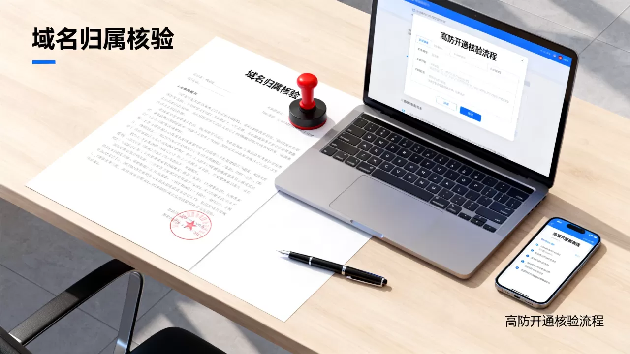 域名归属核验是什么?高防开通如何完成核验流程? 域名归属核验是什么?高防开通如何完成核验流程?