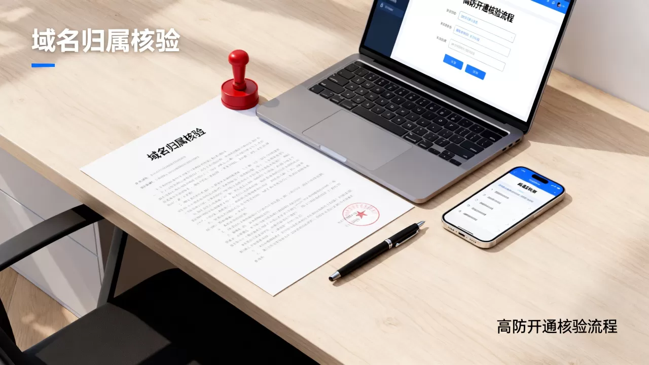 域名归属核验是什么?高防开通如何完成核验流程? 域名归属核验是什么?高防开通如何完成核验流程?