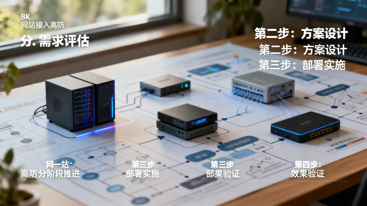 网站接入高防分阶段推进怎么做,高防接入流程有哪些? 网站接入高防分阶段推进怎么做,高防接入流程有哪些?