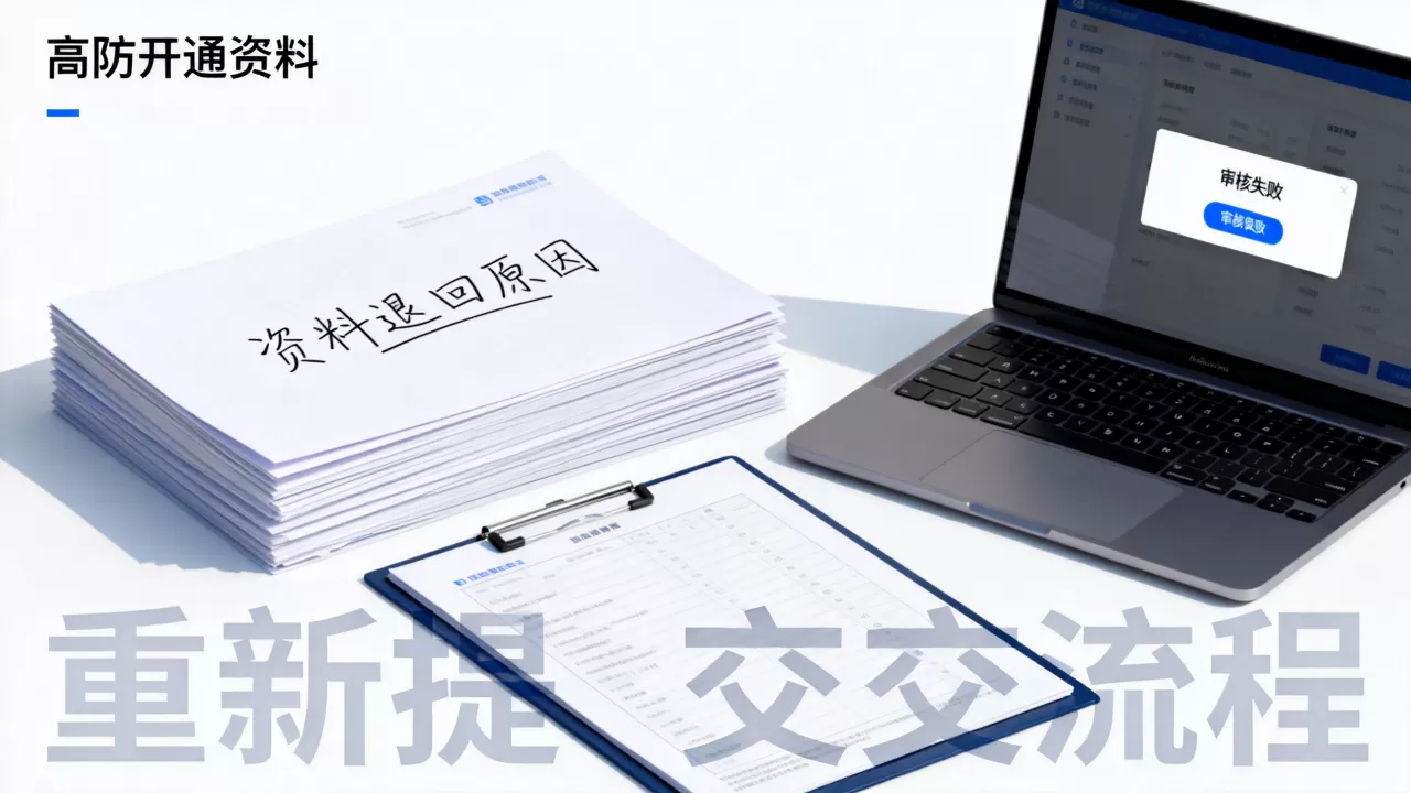 高防开通资料被退回通常是这些原因,高防审核失败多久能重新提交? 高防开通资料被退回通常是这些原因,高防审核失败多久能重新提交?