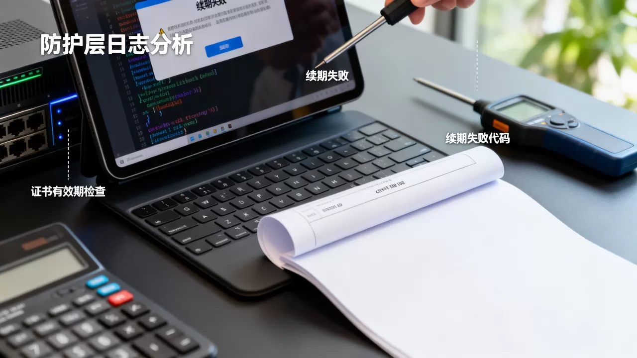 证书自动续期失败在防护层的表现有哪些,如何排查解决? 证书自动续期失败在防护层的表现有哪些,如何排查解决?