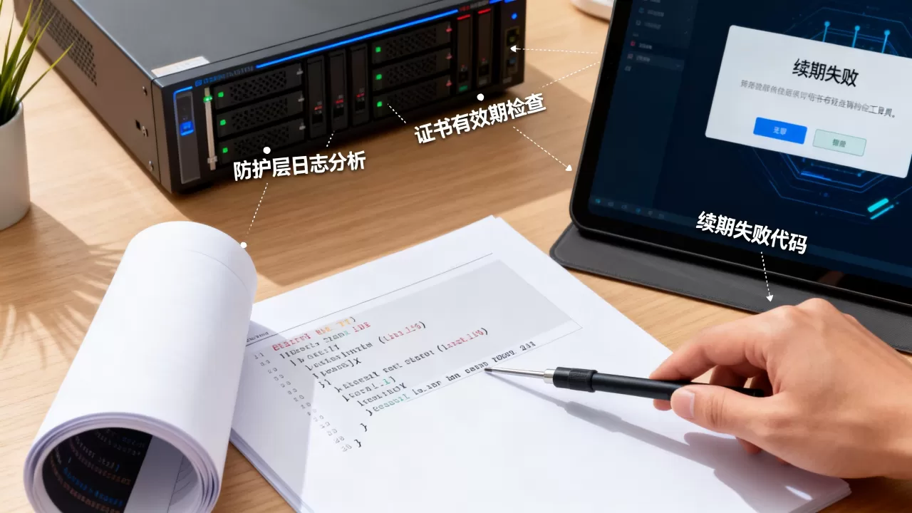 证书自动续期失败在防护层的表现有哪些,如何排查解决? 证书自动续期失败在防护层的表现有哪些,如何排查解决?
