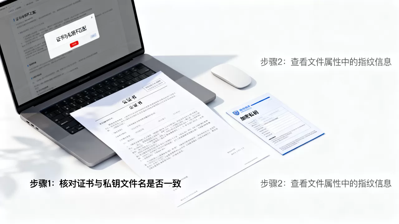 接入后证书与私钥不匹配怎么解决,证书私钥对不上如何排查? 接入后证书与私钥不匹配怎么解决,证书私钥对不上如何排查?