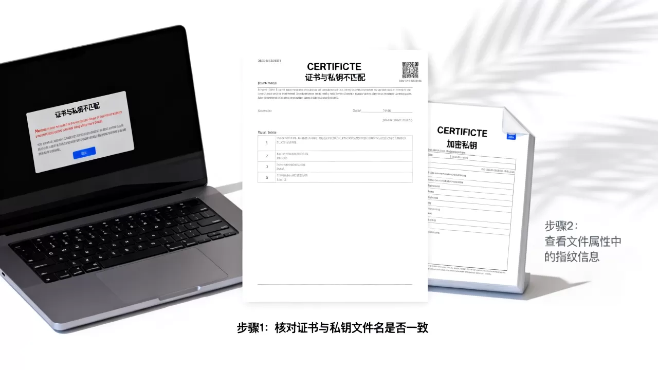 接入后证书与私钥不匹配怎么解决,证书私钥对不上如何排查? 接入后证书与私钥不匹配怎么解决,证书私钥对不上如何排查?