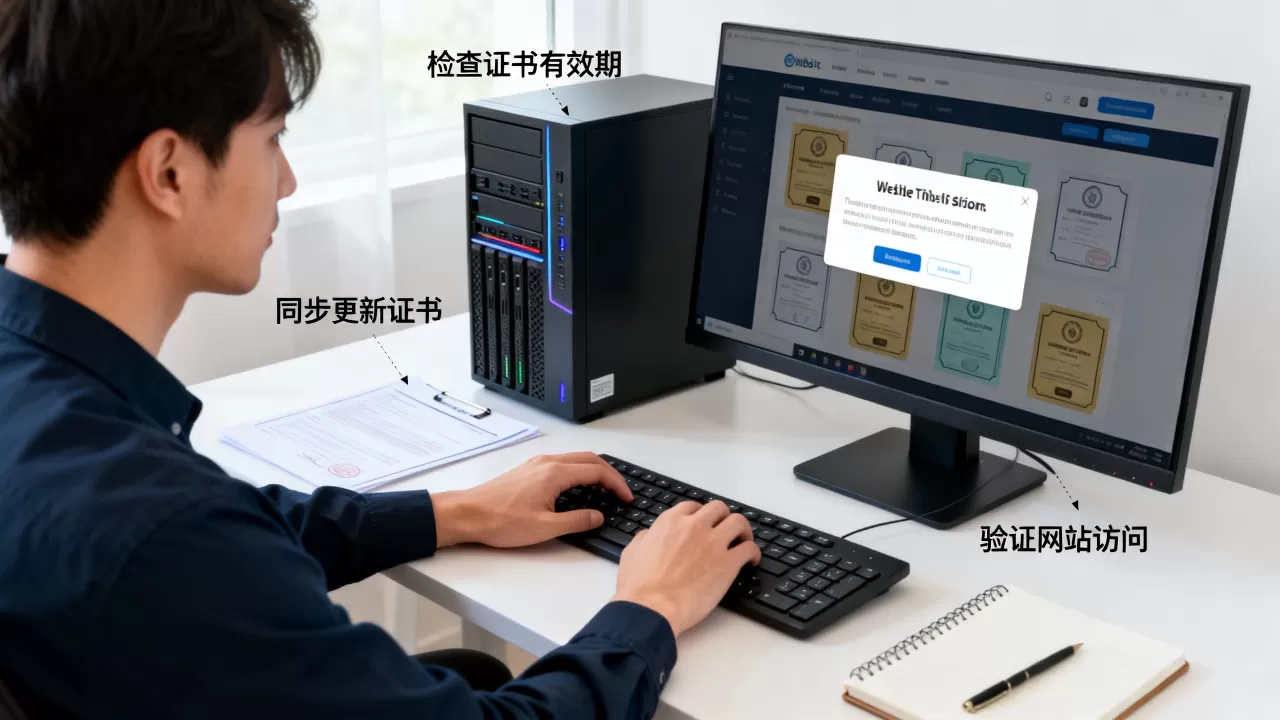 证书到期未同步导致网站访问中断怎么解决,如何快速应急恢复 证书到期未同步导致网站访问中断怎么解决,如何快速应急恢复