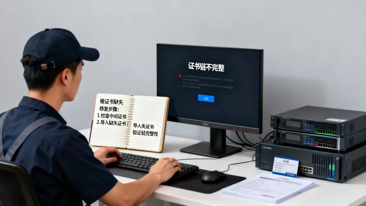 HTTPS证书链不完整导致访问失败怎么处理,证书链缺失修复方法 HTTPS证书链不完整导致访问失败怎么处理,证书链缺失修复方法