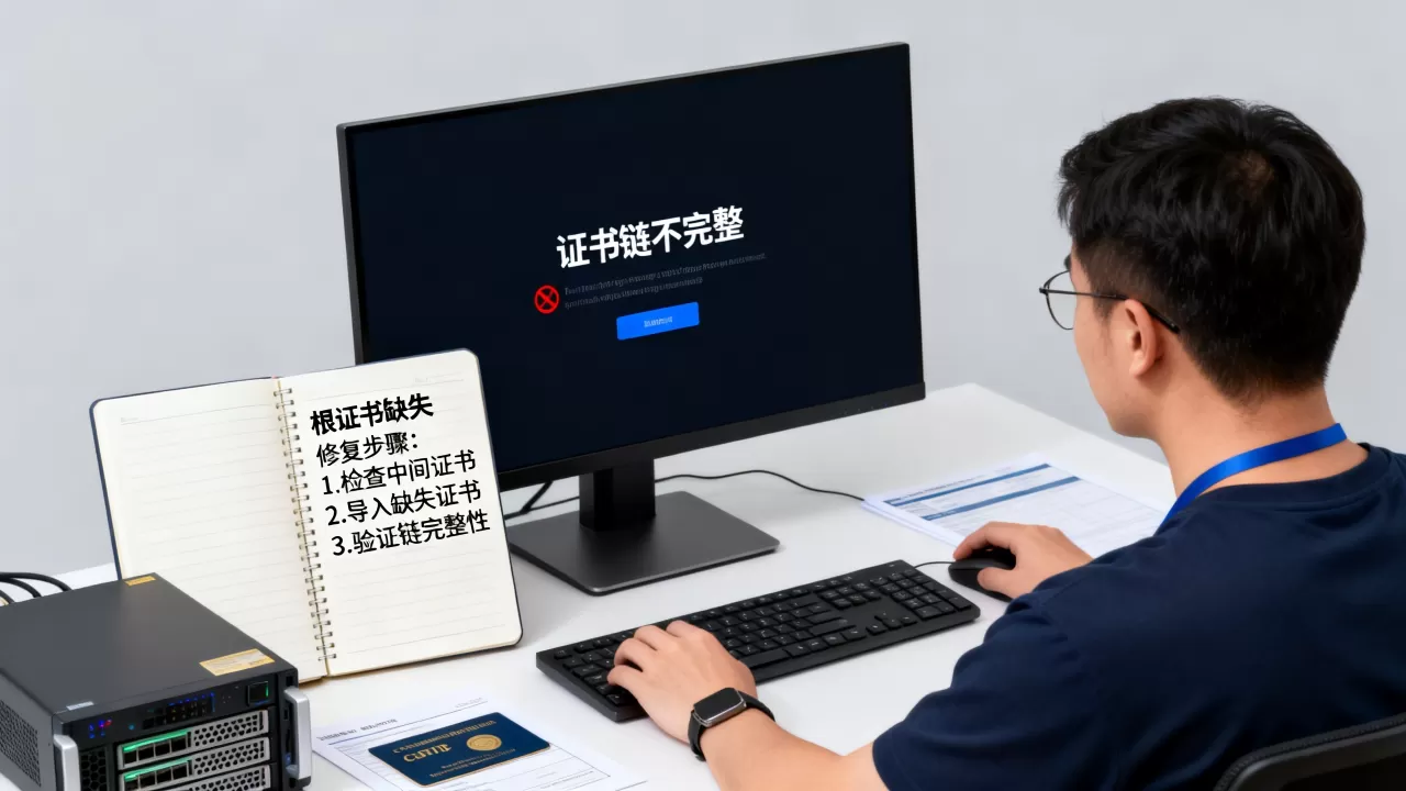 HTTPS证书链不完整导致访问失败怎么处理,证书链缺失修复方法 HTTPS证书链不完整导致访问失败怎么处理,证书链缺失修复方法