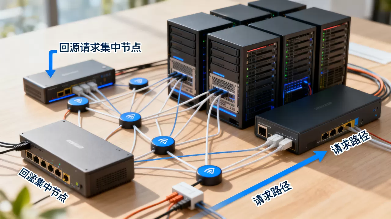 回源请求集中在少数节点的原因分析,为什么回源都走同一个节点? 回源请求集中在少数节点的原因分析,为什么回源都走同一个节点?