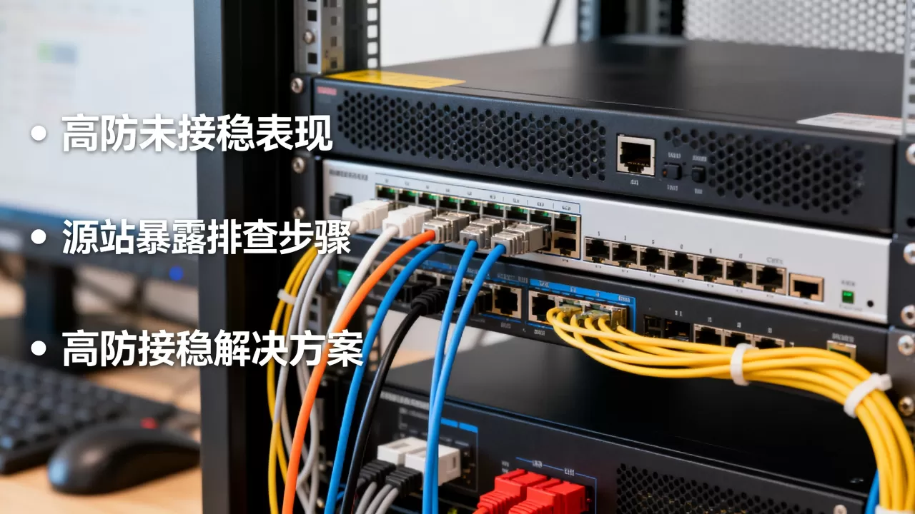 高防没接稳的典型表现有哪些?源站暴露如何排查,高防没接稳怎么办 高防没接稳的典型表现有哪些?源站暴露如何排查,高防没接稳怎么办
