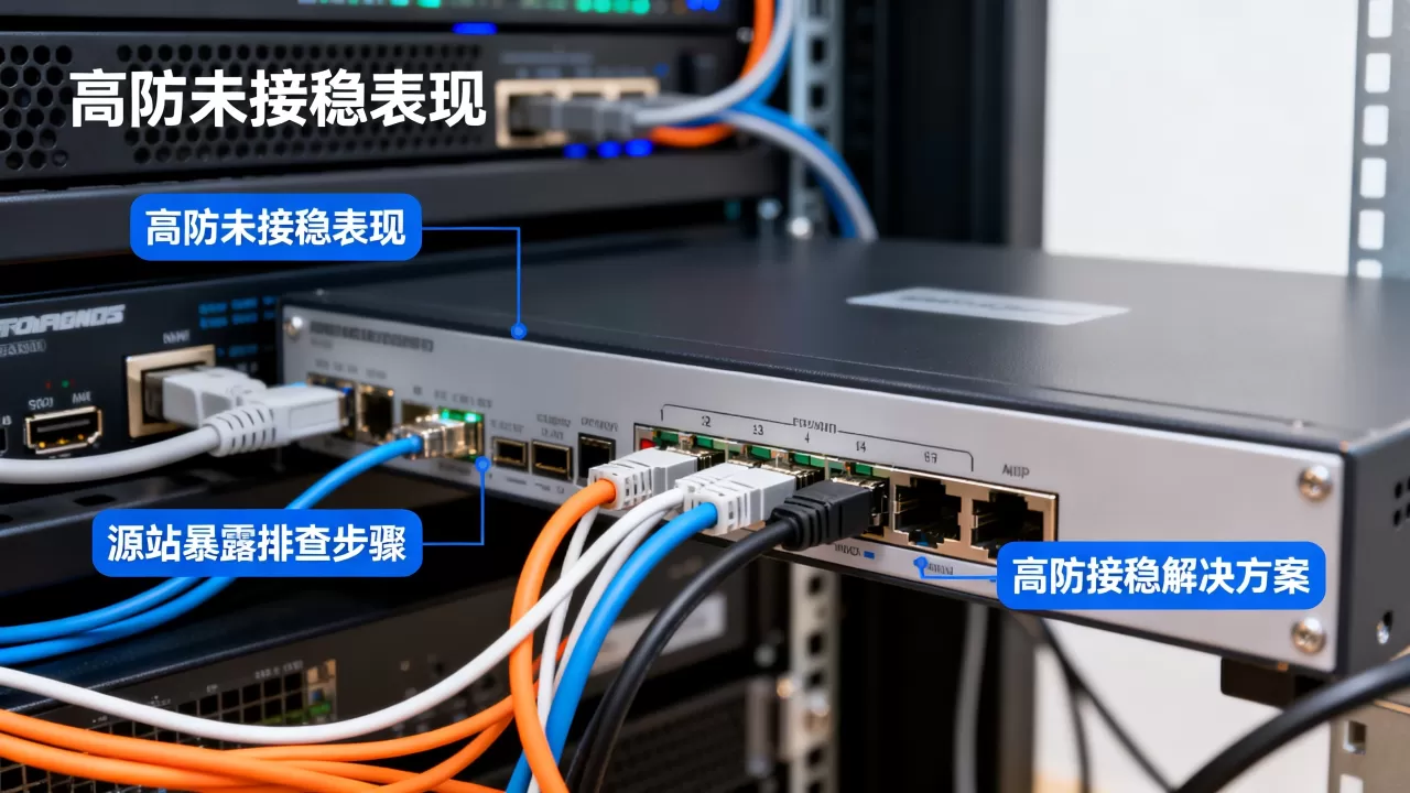 高防没接稳的典型表现有哪些?源站暴露如何排查,高防没接稳怎么办 高防没接稳的典型表现有哪些?源站暴露如何排查,高防没接稳怎么办