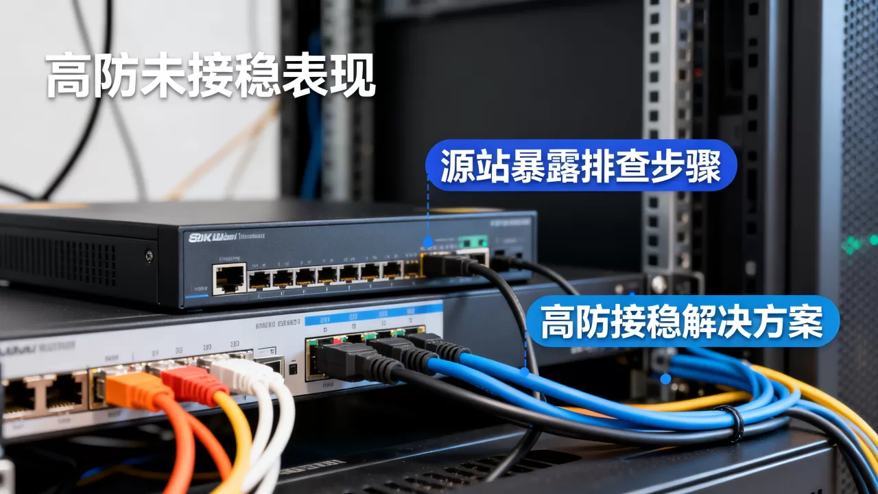 高防没接稳的典型表现有哪些?源站暴露如何排查,高防没接稳怎么办 高防没接稳的典型表现有哪些?源站暴露如何排查,高防没接稳怎么办