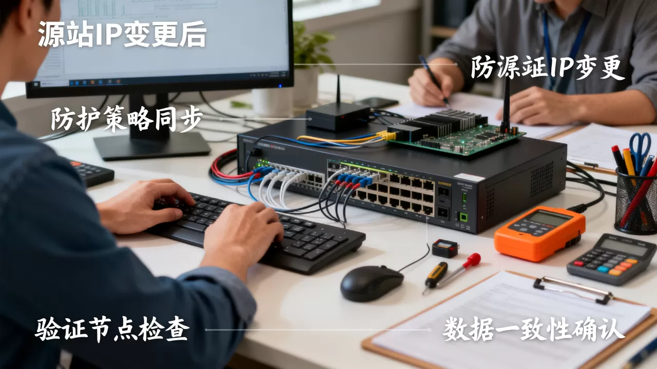 源站IP变更后的防护同步与验证流程 源站IP变更后的防护同步与验证流程