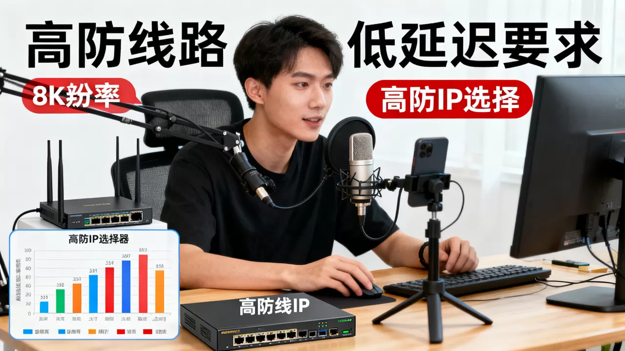 连麦直播场景的高防线路低延迟要求怎么提,高防IP怎么选 连麦直播场景的高防线路低延迟要求怎么提,高防IP怎么选