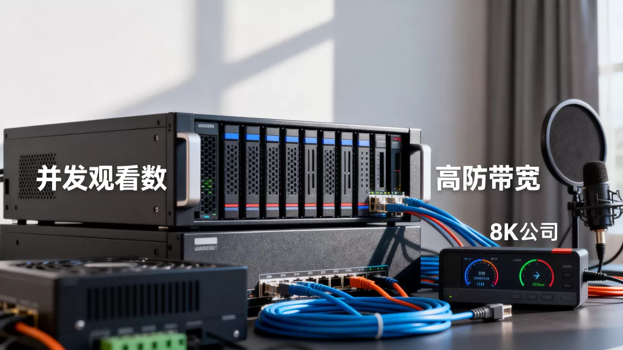 直播业务选高防线路按并发观看数还是按带宽？高防带宽多少够用
