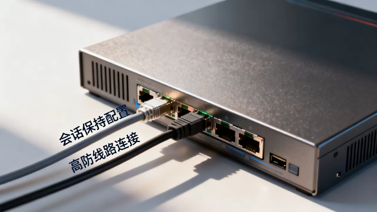 游戏服接高防线路的会话保持怎么配才不乱