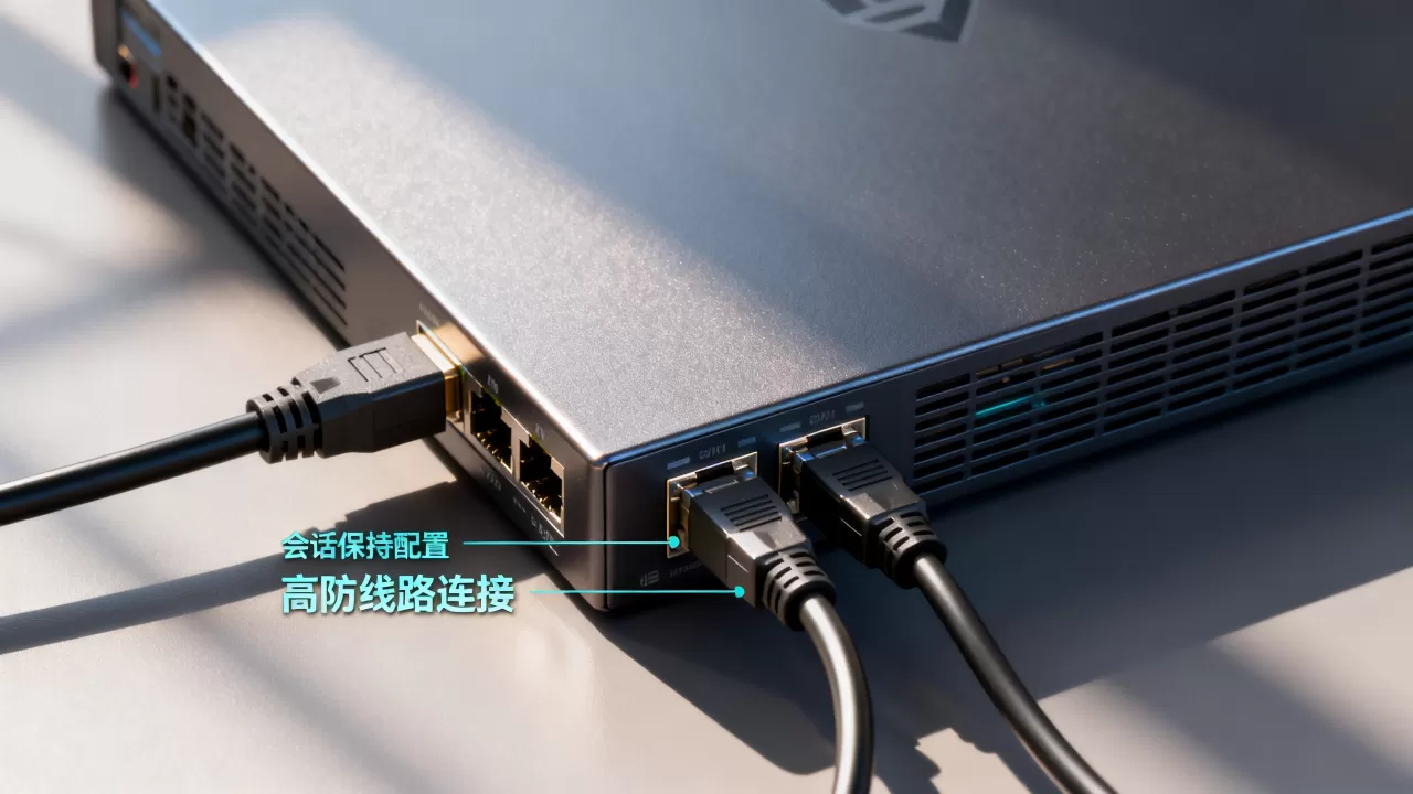 游戏服接高防线路的会话保持怎么配才不乱