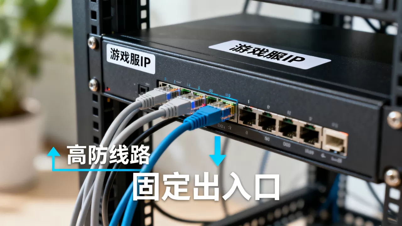 游戏服 IP 频繁被换时高防线路能否固定出入口