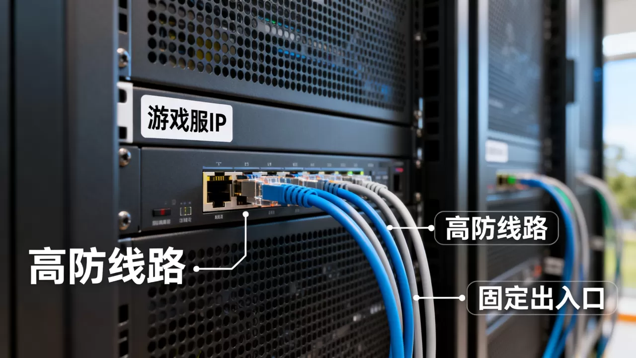 游戏服 IP 频繁被换时高防线路能否固定出入口