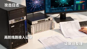 游戏区服被同行攻击时接入高防线路怎么取证，如何收集攻击证据维权