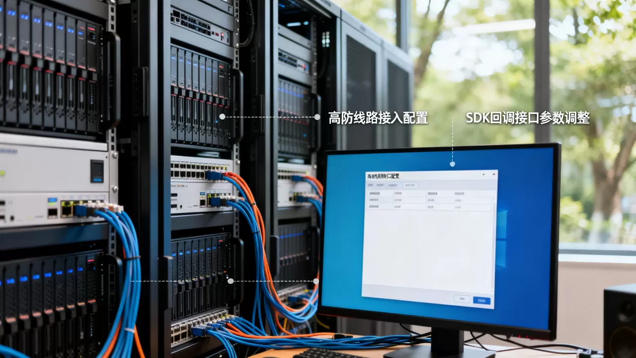 SDK 回调接口被打时接高防线路要改哪些配置 SDK 回调接口被打时接高防线路要改哪些配置