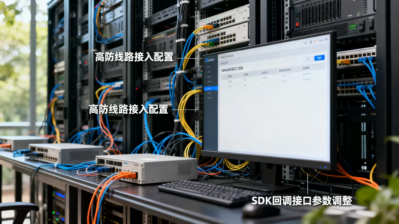 SDK 回调接口被打时接高防线路要改哪些配置 SDK 回调接口被打时接高防线路要改哪些配置