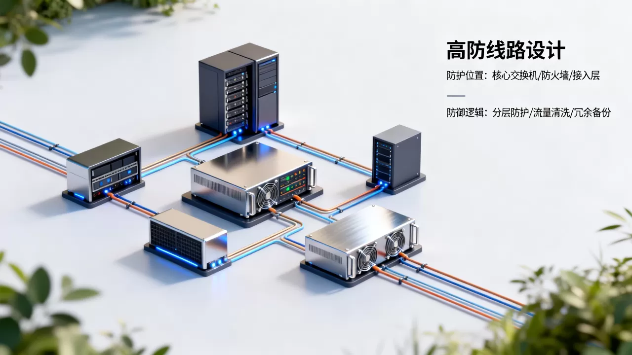 高防线路设计逻辑如何从防护位置理解,防御位置选哪里 高防线路设计逻辑如何从防护位置理解,防御位置选哪里
