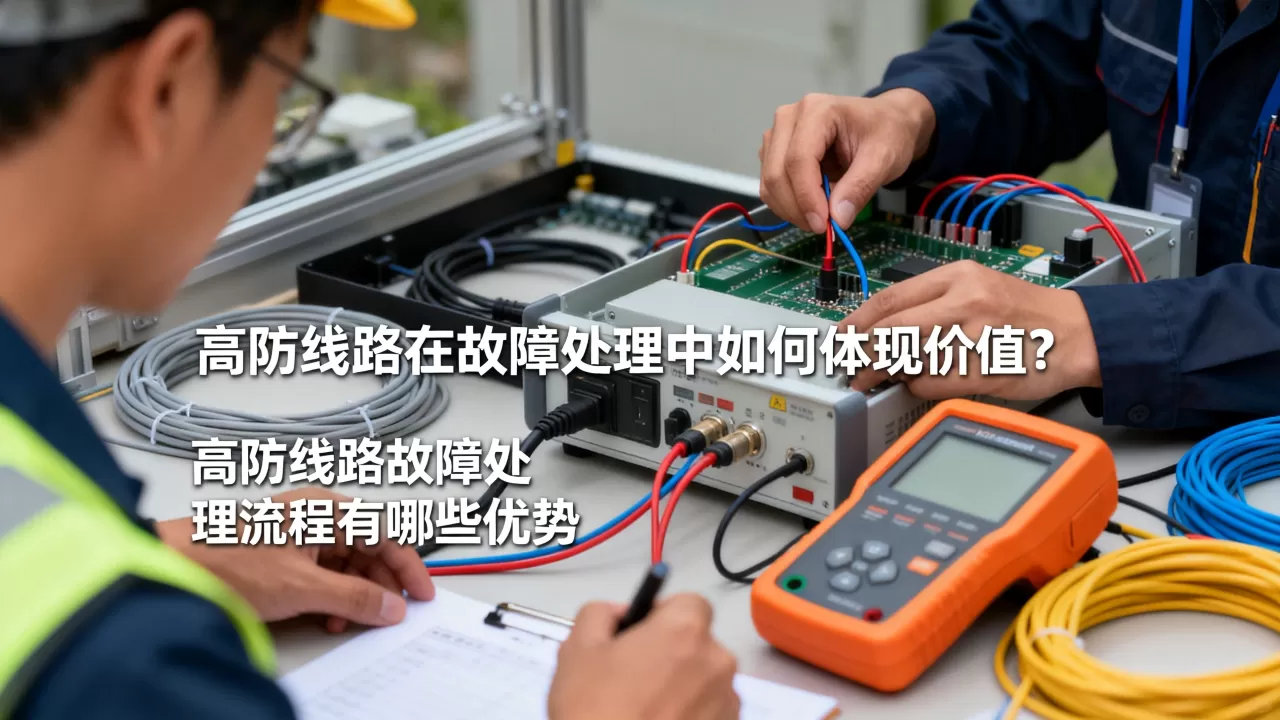 高防线路在故障处理中如何体现价值？，高防线路故障处理流程有哪些优势
