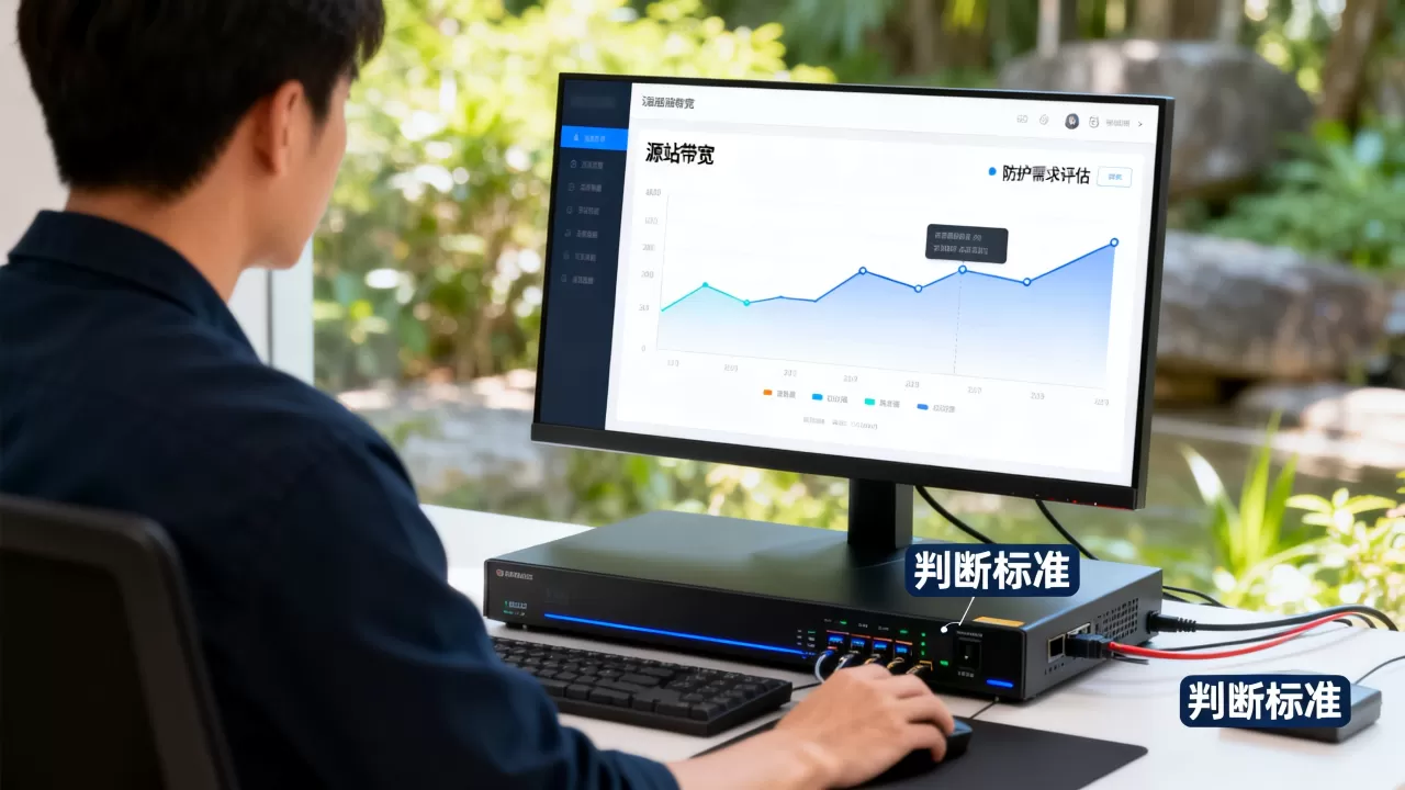 源站带宽要不要计入防护需求评估，判断标准是什么？