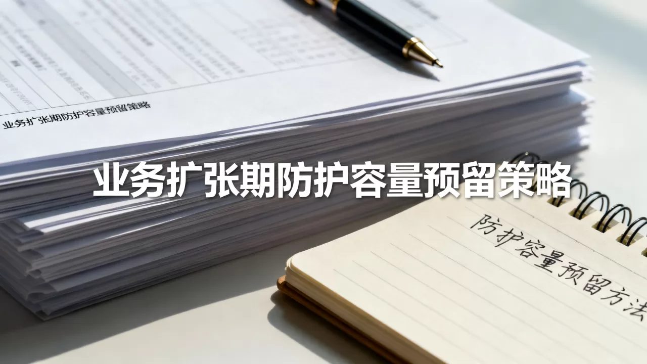 业务扩张期的防护容量预留策略是什么,防护容量怎么预留 业务扩张期的防护容量预留策略是什么,防护容量怎么预留