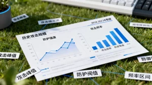 怎么按历史攻击规模评估该配多强防护，如何根据攻击频率确定防御等级？