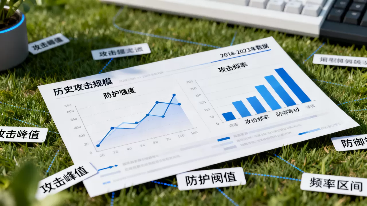 怎么按历史攻击规模评估该配多强防护，如何根据攻击频率确定防御等级？