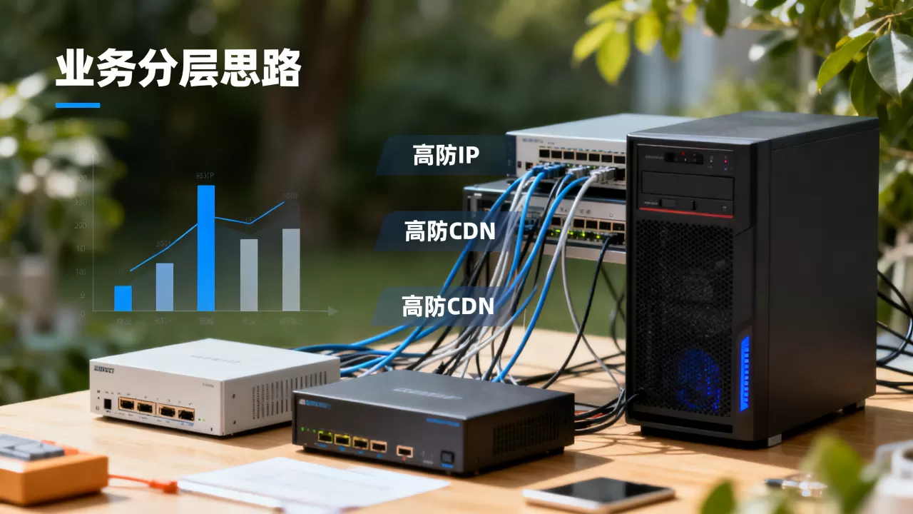 如何用业务分层思路挑选高防IP与高防CDN，哪个好？