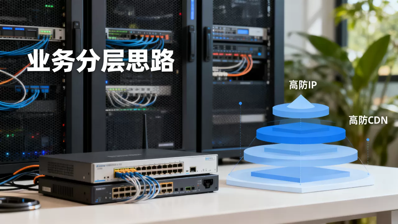 如何用业务分层思路挑选高防IP与高防CDN，哪个好？