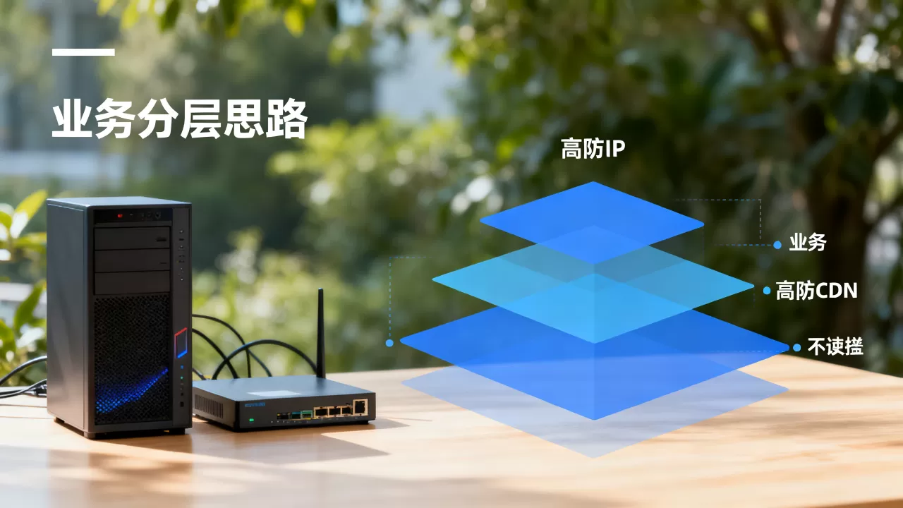 如何用业务分层思路挑选高防IP与高防CDN，哪个好？