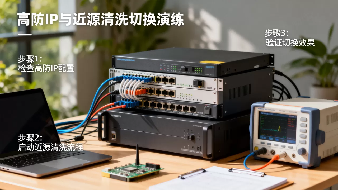 高防IP与近源清洗的切换演练怎么做