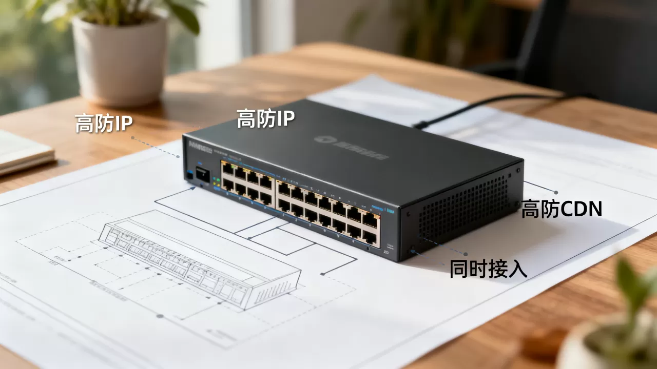 高防IP与高防CDN同时接入的可行方案 高防IP与高防CDN同时接入的可行方案