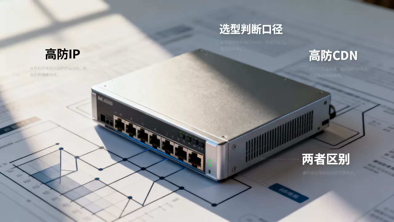 高防IP与高防CDN怎么选?选型判断口径有哪些,两者区别详解 高防IP与高防CDN怎么选?选型判断口径有哪些,两者区别详解