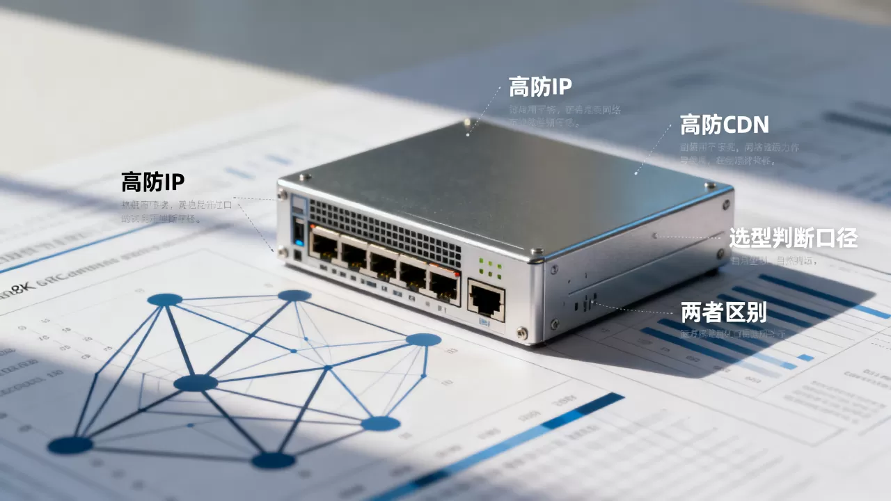 高防IP与高防CDN怎么选?选型判断口径有哪些,两者区别详解 高防IP与高防CDN怎么选?选型判断口径有哪些,两者区别详解