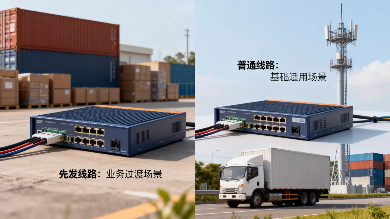 先发线路能跑哪些业务过渡，普通线路适合哪些场景先用？