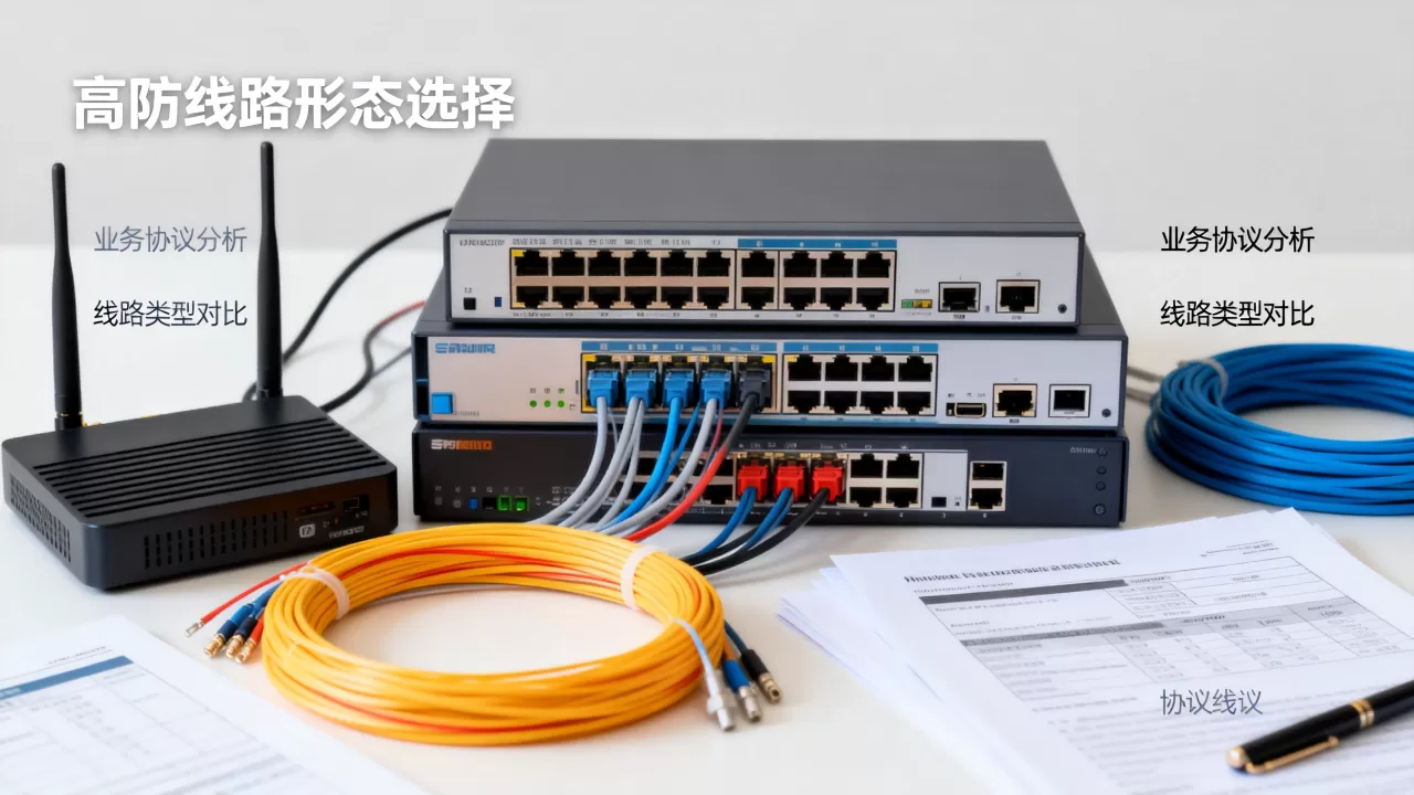 从业务协议角度看高防线路形态如何选择？高防线路怎么选？