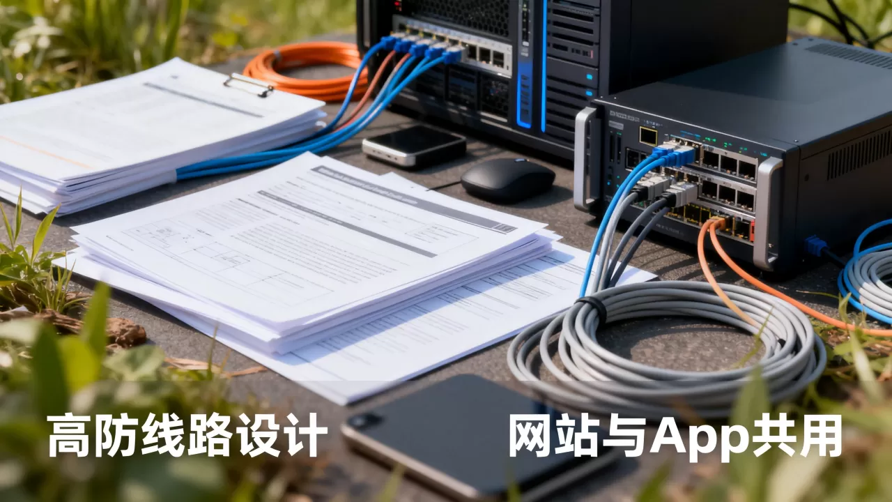 网站加App共用一套高防线路怎么设计 网站加App共用一套高防线路怎么设计