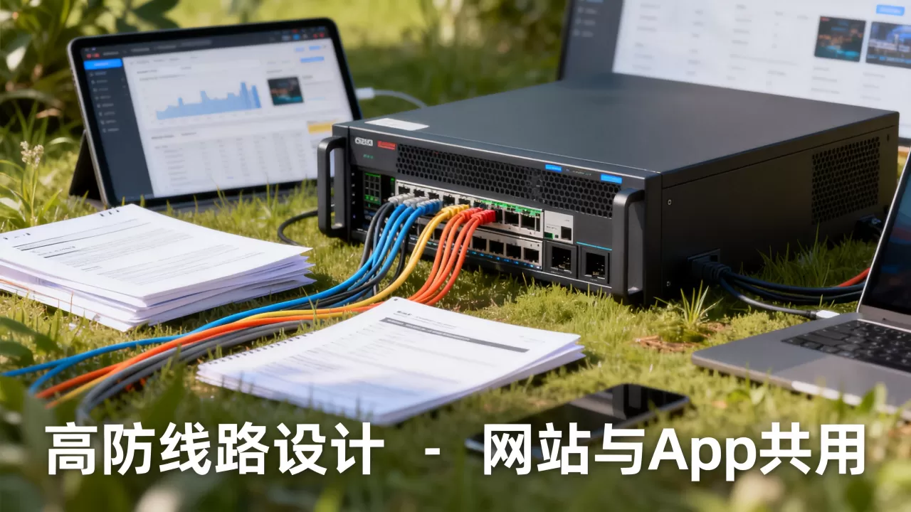 网站加App共用一套高防线路怎么设计 网站加App共用一套高防线路怎么设计
