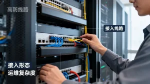 高防线路的接入形态与运维复杂度的关系
