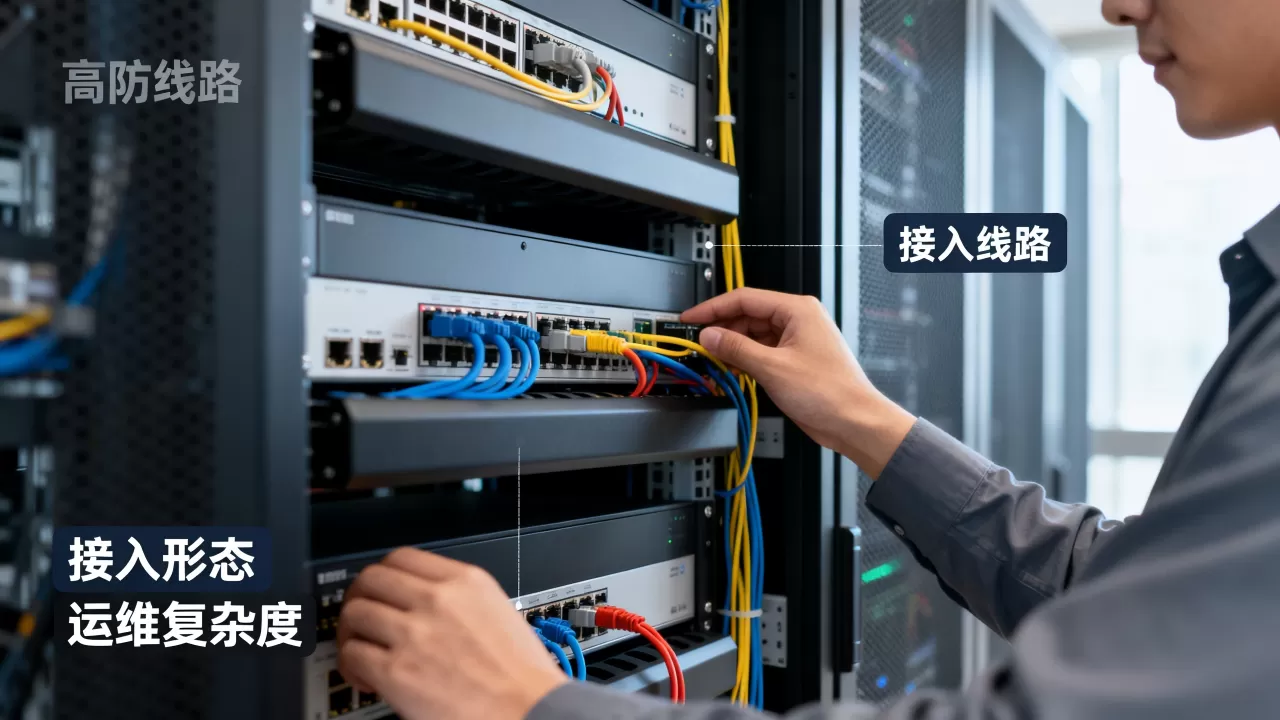 高防线路的接入形态与运维复杂度的关系 高防线路的接入形态与运维复杂度的关系