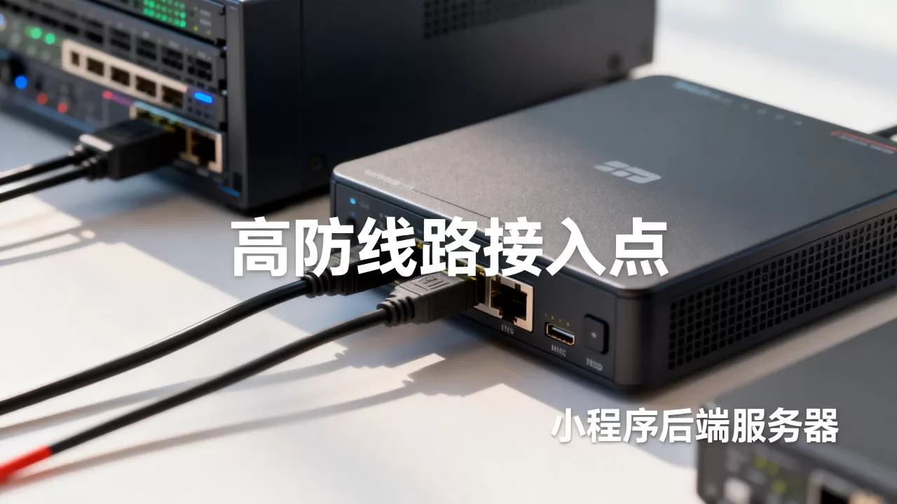小程序后端接入高防线路的形态建议 小程序后端接入高防线路的形态建议