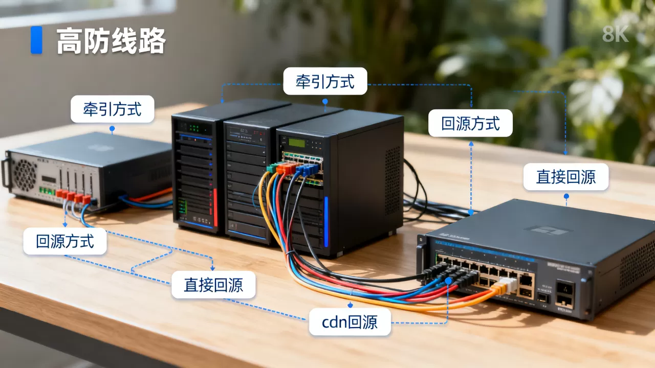 高防线路的牵引方式与回源方式如何影响选型,回源方式哪种好 高防线路的牵引方式与回源方式如何影响选型,回源方式哪种好