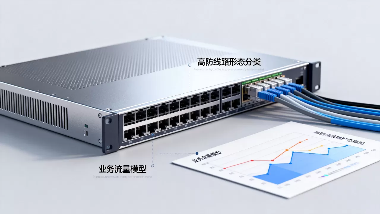 业务流量模型如何给高防线路形态分类？高防线路分类方法